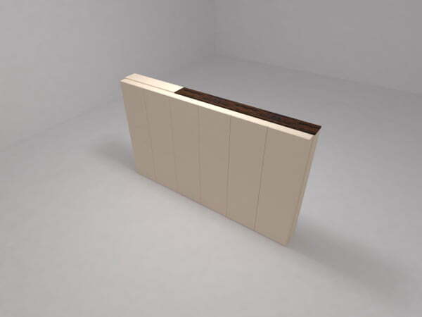 Декоративный топ для шкафа Brix BR.00.54 2420x270x20 (Бежевый (акрил))