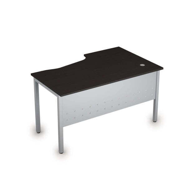 Стол письменный на металлокаркасе лев Стиль 2МК.122 1400x900x750 (ВенгеСерый)