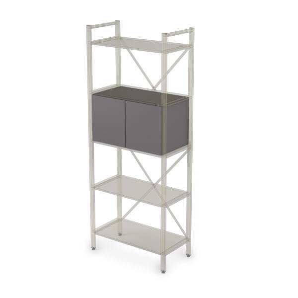 10ВКФ.001 Вкладка с фасадами (716x394x404) (Graphit matt)