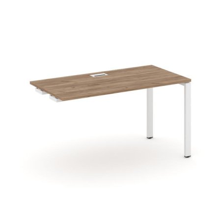 Стол-приставка к опорным элементам SN-6P.OPRS-013 (1380х700х750) (Дуб Табак/Металл Белый)