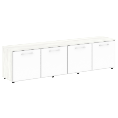 Тумба модульная белые двери LT.TS 4.6 2200x450x580 (Снежная Патина)