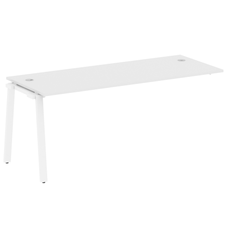 Проходной наборный элемент рабочей станции Metal System Style БА.ПРС-СП-1.5 1800x720x750 (Белый/Белый металл)