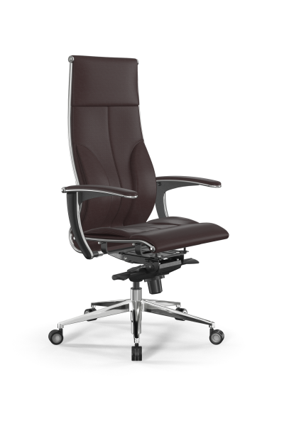 Кресло для руководителя Метта Samurai L1-10U - Infinity /Kc06/Nc06/U0mL-mL(M06.B35.G11.W04) (Темно-коричневый)