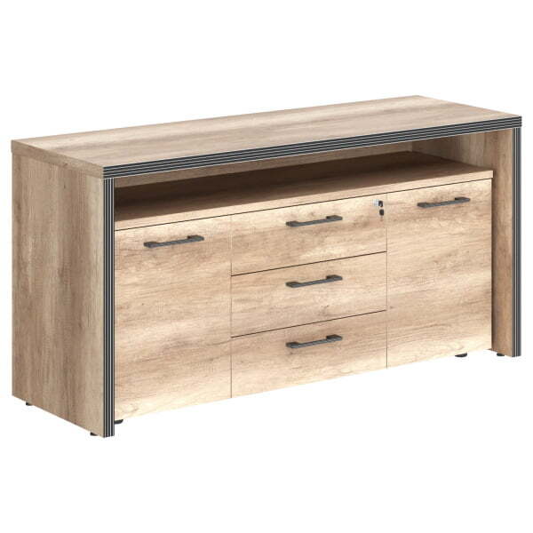 Тумба с фригобаром Torr TTF-3D 1600x550x800 (Дуб Каньон)