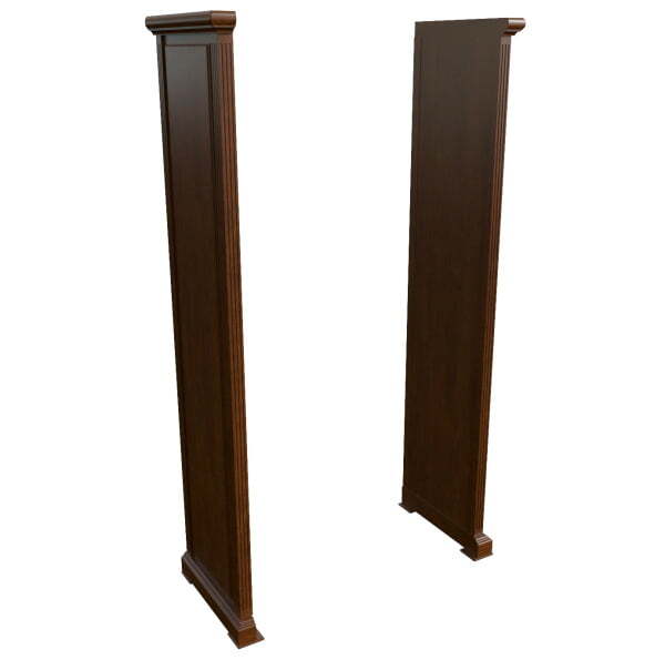 Комплект боковин для шкафа Washington 29580 70x550x2120 (Темный орех)
