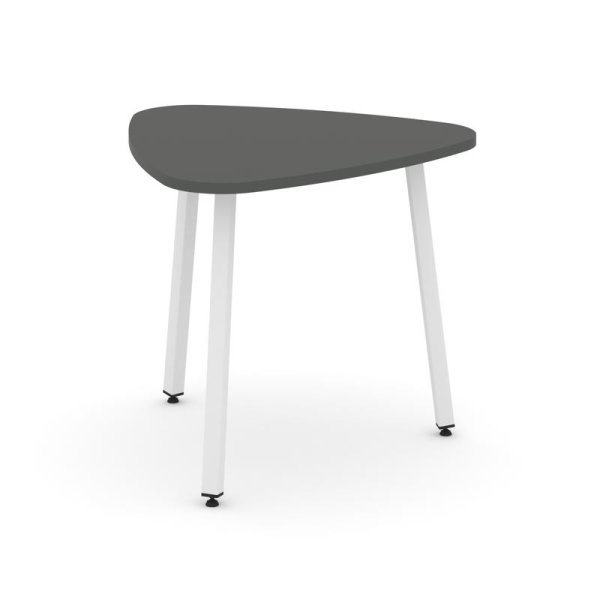 Стол переговорный SN-4.SPRG-70.3 (900х900х750) (Антрацит/Металл Белый)