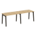 Рабочая станция на деревянных опорах Onix Wood OW.RS-2.2.7 2360x720x750 (Тиквуд Светлый/Дуб Темный)