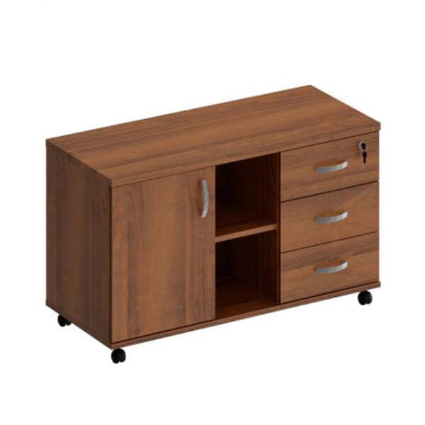 Тумба сервисная с ящиками Комфорт К 305 1050x440x600 (Французский орех)