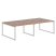 Конференц-стол Xten-Q Серебро XQSCT 2714 2720x1406x750 (Легно темный)