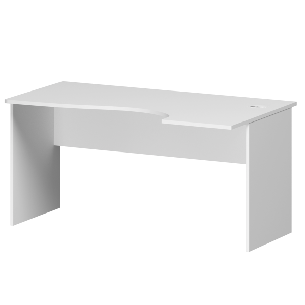 Стол эргономичный правый Арго А-202.ПР 1600x900x760 (Белый)