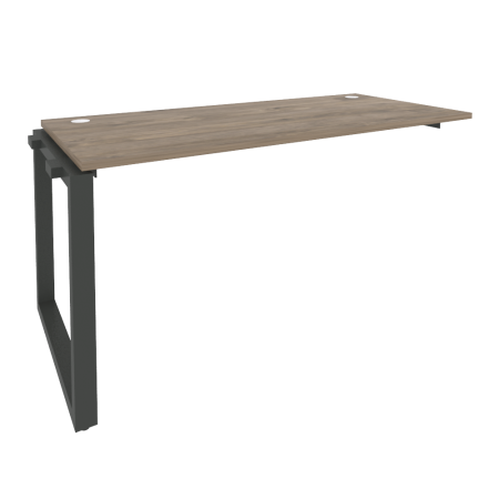 Наборный элемент рабочей станции на О-образном м/к Onix O.MO-1.NRS-4.7 1580x720x750 (Тиквуд Темный/Черный металл)