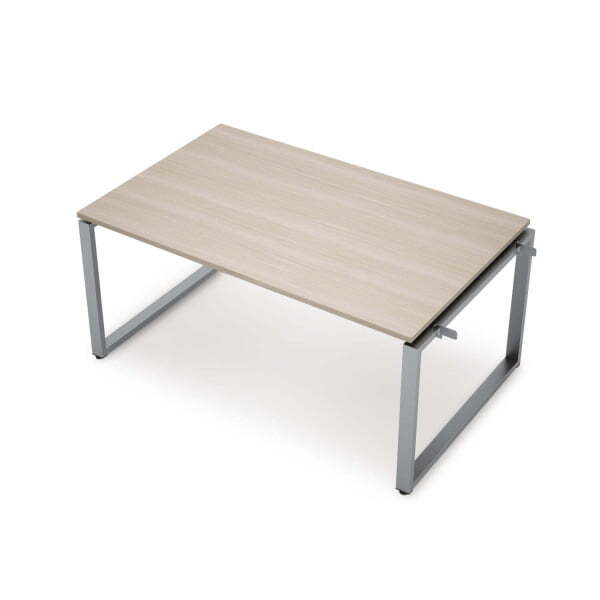 6МПН-О.602 Бенч-системы для переговорных столов, начальный модуль (1200x1000x750) (Шамони светлый/Алюминий матовый)