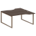 Рабочая станция криволинейная Metal System Style БО.РАС-СА-2.1 1600x1835x750 (Дуб Наварра/Серый металл)
