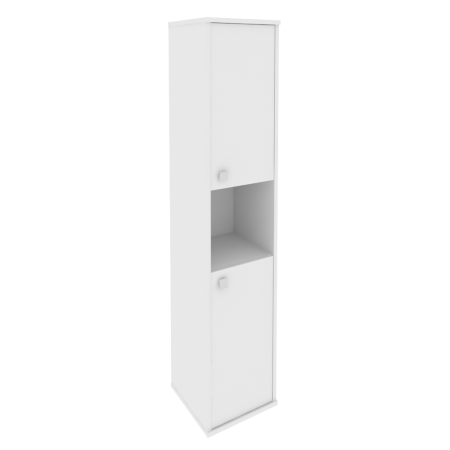 Шкаф высокий узкий, правый Style Л.СУ-1.5Пр 412x410x1980 (Белый)