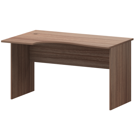 Стол эргономичный левый Арго А-200.ЛВ 1400x900x760 (Темный шимо)