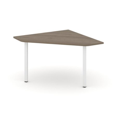 Угловой элемент переговорного стола SN-5.UPRG-031 (1180х1180х750) (Вяз Благородный/Металл Белый)
