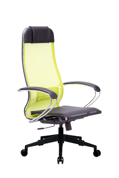Кресло для руководителя Метта МЕТТА-4(MPRU)/подл.131/осн.002 (Лайм)
