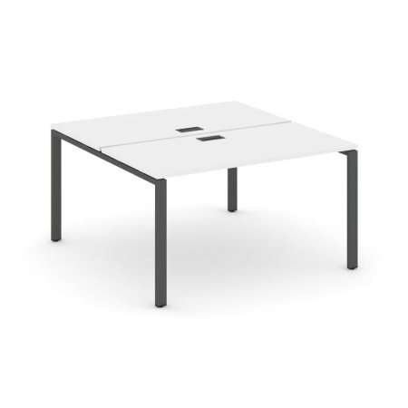 Рабочая станция 2-х сторонняя SN-6P.DRS-021 (980х1632х750) (Белый/Металл Антрацит)