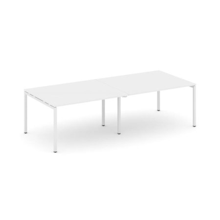 Стол переговорный SN-4P.SPRG-042.3 (2360х1180х750) (Белый/Металл Белый)