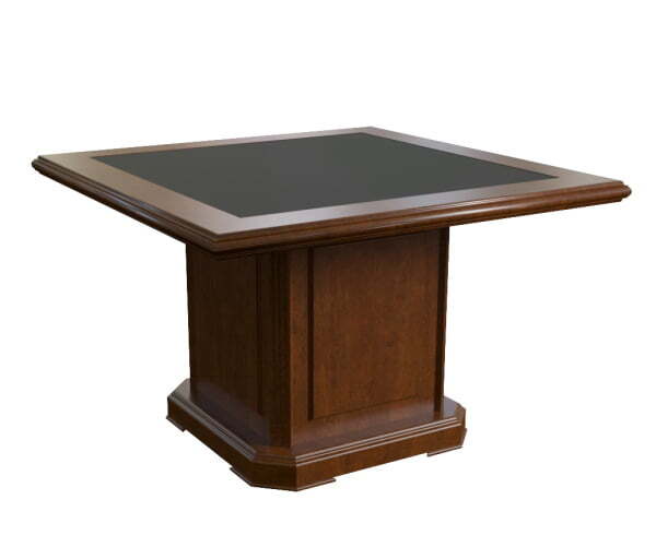 Элемент стола для переговоров центральный Washington 29702 1200x1200x760 (Темный орех)