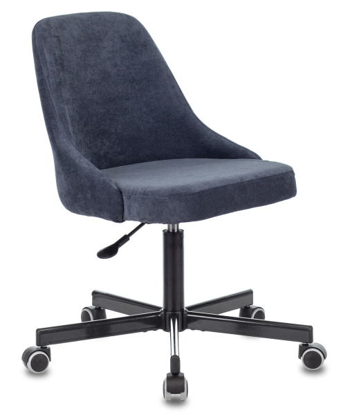 Кресло CH-340M темно-синий Light-27 крестов. металл (Темно-синий)