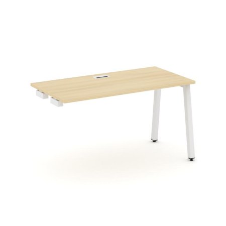 Стол-приставка к опорным элементам SN-5A.OPRS-013 (1380х700х750) (Акация Лорка/Металл Белый)