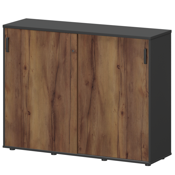 Тумба-купе Смарт СМТ-15.11К Тип1 1496x444x1175 (Графит/Таксония)