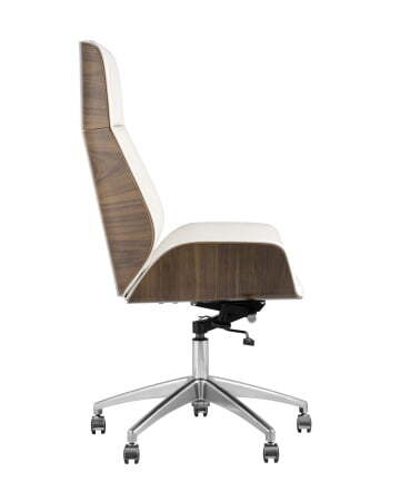 Кресло руководителя TopChairs Crown бежевое (Компьютерное кресло Crown бежевый)