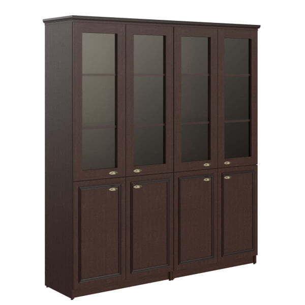 Шкаф высокий 2-х секционный комбинированный Raut RHC 180.2 1808x466x2023 (Венге Магия)