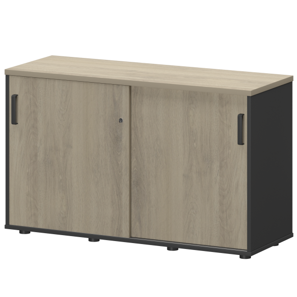 Тумба-купе Смарт СМТ-12К Тип2 1236x444x750 (Графит/Кронберг)