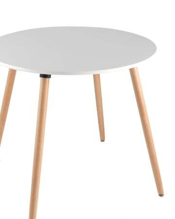 Стол Oslo Round WT белый (Стол обеденный Рокки белый)