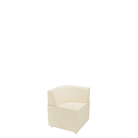 Угловой элемент Модуль (М-70) (спинка радиусная) (Бежевый)