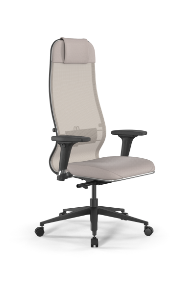 Кресло для руководителя Метта SynchroSit 10 B1-115D - X2+Extra /Um00/Wm12/D02P(M23.B11.G19.W02) (Светло-бежевый)