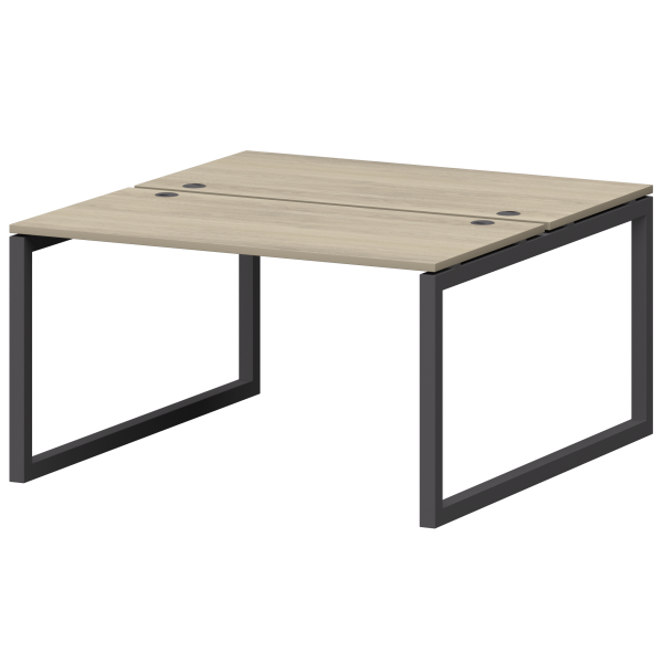 Бенч двойной на металлокаркасе Смарт СМС2-О-10К.149.Пр50 1000x1496x750 (Кронберг/Антрацит)