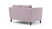 Диван 2-местный раскладной Neapole (1700x970x960) Розовый (Розовый)
