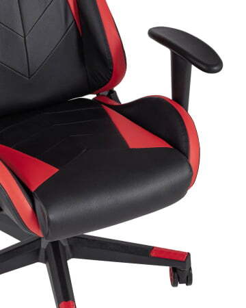 Кресло игровое TopChairs Gallardo красное (Геймерское кресло Gallardo красный)