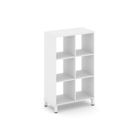 Каркас стеллажа 3 яруса SN.KS-320 (754х400х1248) (Белый/Металл Белый)