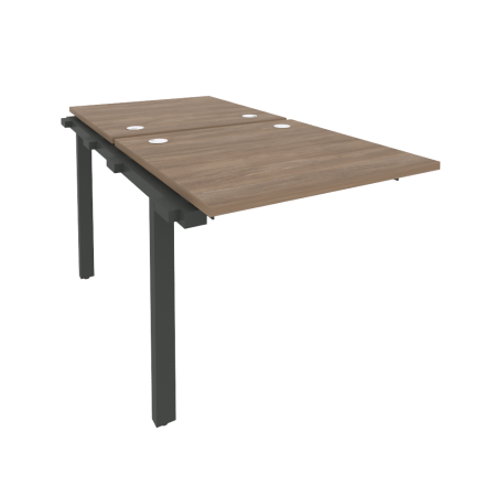 Наборный элемент рабочей станции на м/к Onix O.M-2.NRS-0.8 780x1635x750 (Дуб Аризона/Черный металл)