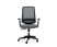 Кресло офисное / Лондон офис LB / черный пластик / серая сетка / серая ткань (Серый)