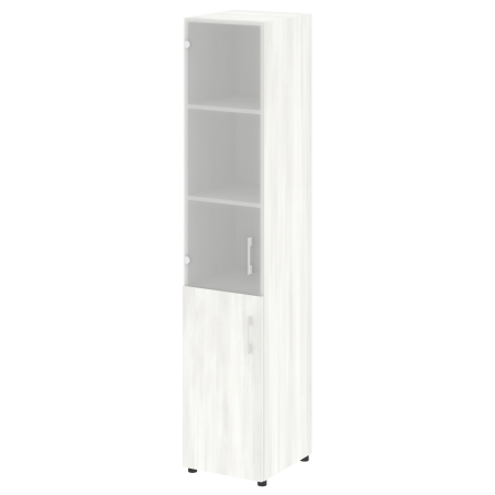 Шкаф высокий узкий нужен топ левый LT.SU 1.2 L 400x450x1990 (Снежная Патина)