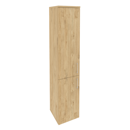 Шкаф высокий узкий левый Onix O.SU-1.3L 400x420x1977 (Тиквуд Светлый)