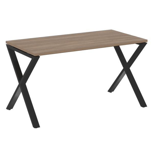 Стол рабочий VR.L-SRX-3.7 1380x720x750 (Дуб Аризона/Черный металл)