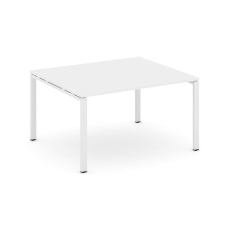 Стол переговорный SN-6P.SPRG-033.3 (1380х1180х750) (Белый/Металл Белый)