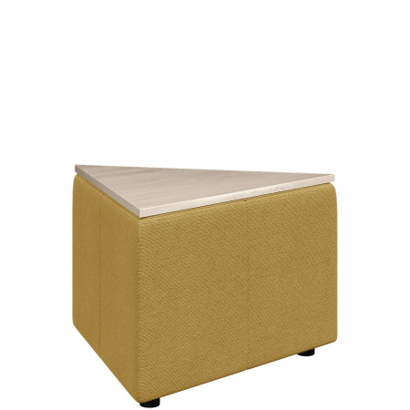 Диван Оригами. Стол треугольный. (Стол треугольный bravo_a_yellow)