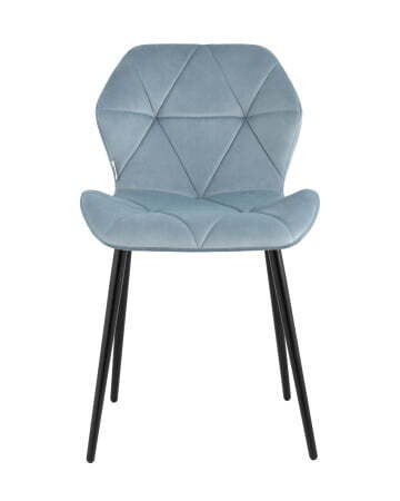Стул Эдвин велюр пыльно-голубой (Стул кухонный Эдвин пыльно-голубой)