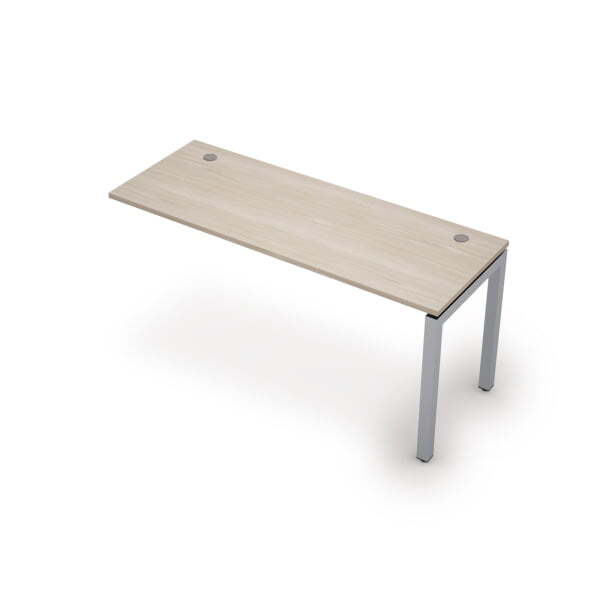 6МБК.5164 Линейная бенч-система, конечный модуль (1600x600x750) (Шамони светлый/Алюминий матовый)