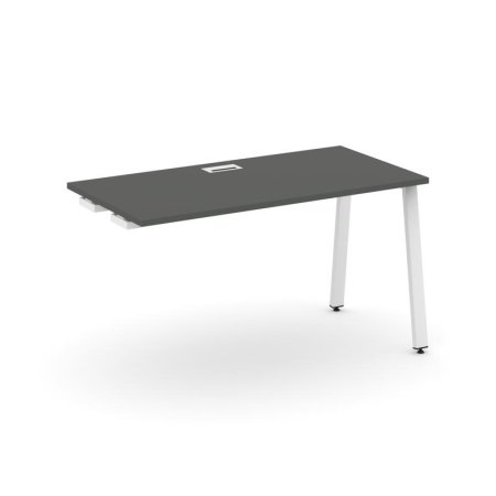 Стол-приставка к опорным элементам SN-6A.OPRS-013 (1380х700х750) (Антрацит/Металл Белый)
