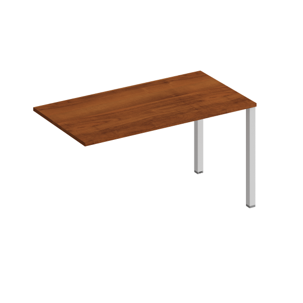 Секция стола рабочей станции на металлокаркасе КФ Комфорт КФ К.132-1 1400x750x750 (Французский орехСерый)