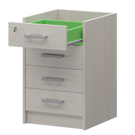 Корпус тумбы приставной Арго АТ-05 440x450x740 (Ясень шимо)