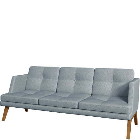 Диван офисный 3-х местный Беверли (Диван 3-местный kiton_06)